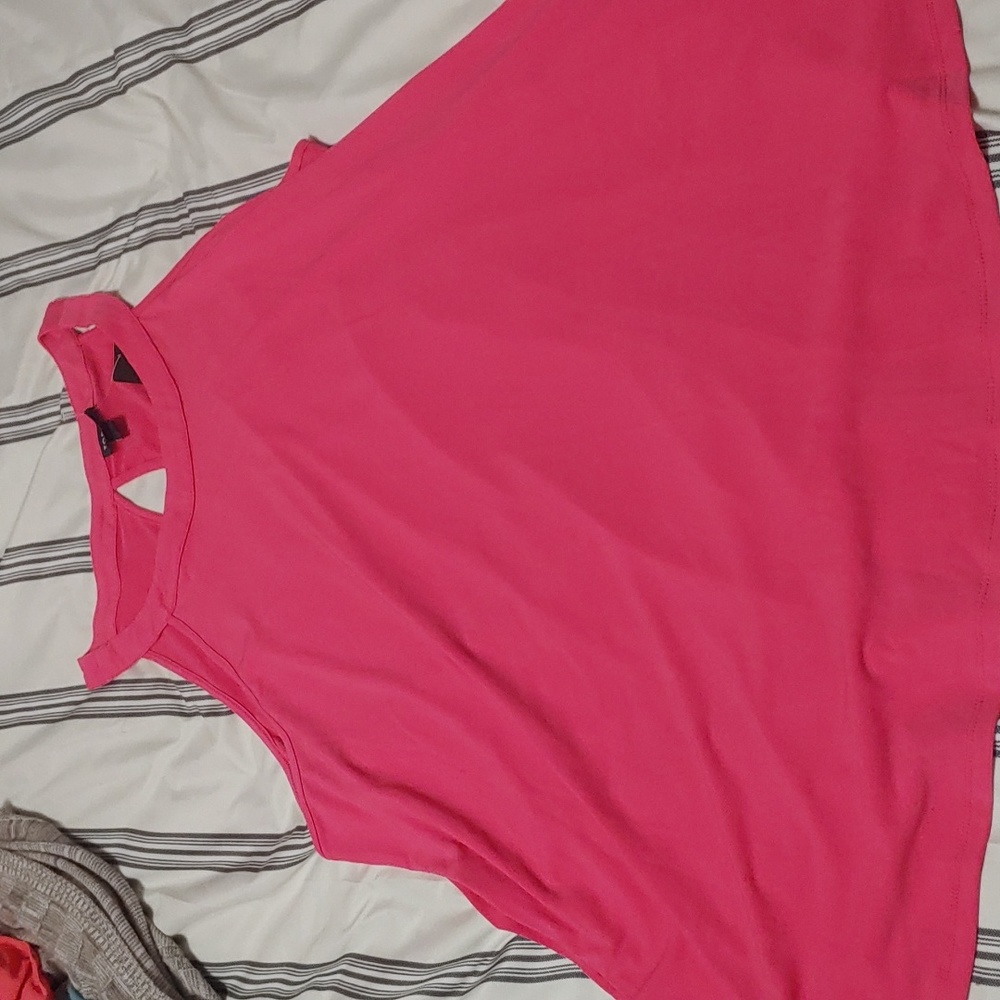 Pink high neck haulter
